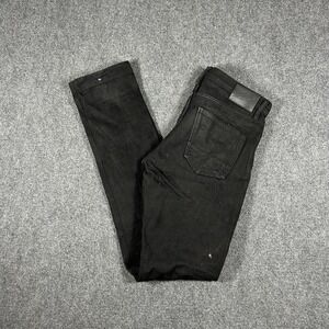 Rogue Territory RGT SK Skinny Jeans Black Selvedge Denim Men's 33 #3265